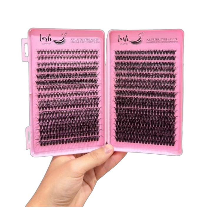 Pestañas Cluster Lash Solution